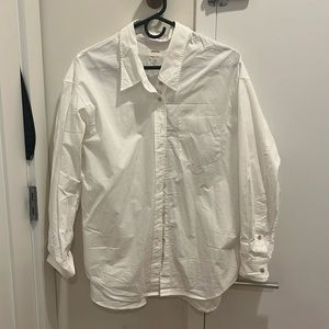 Wilfred free oversized button up shirt